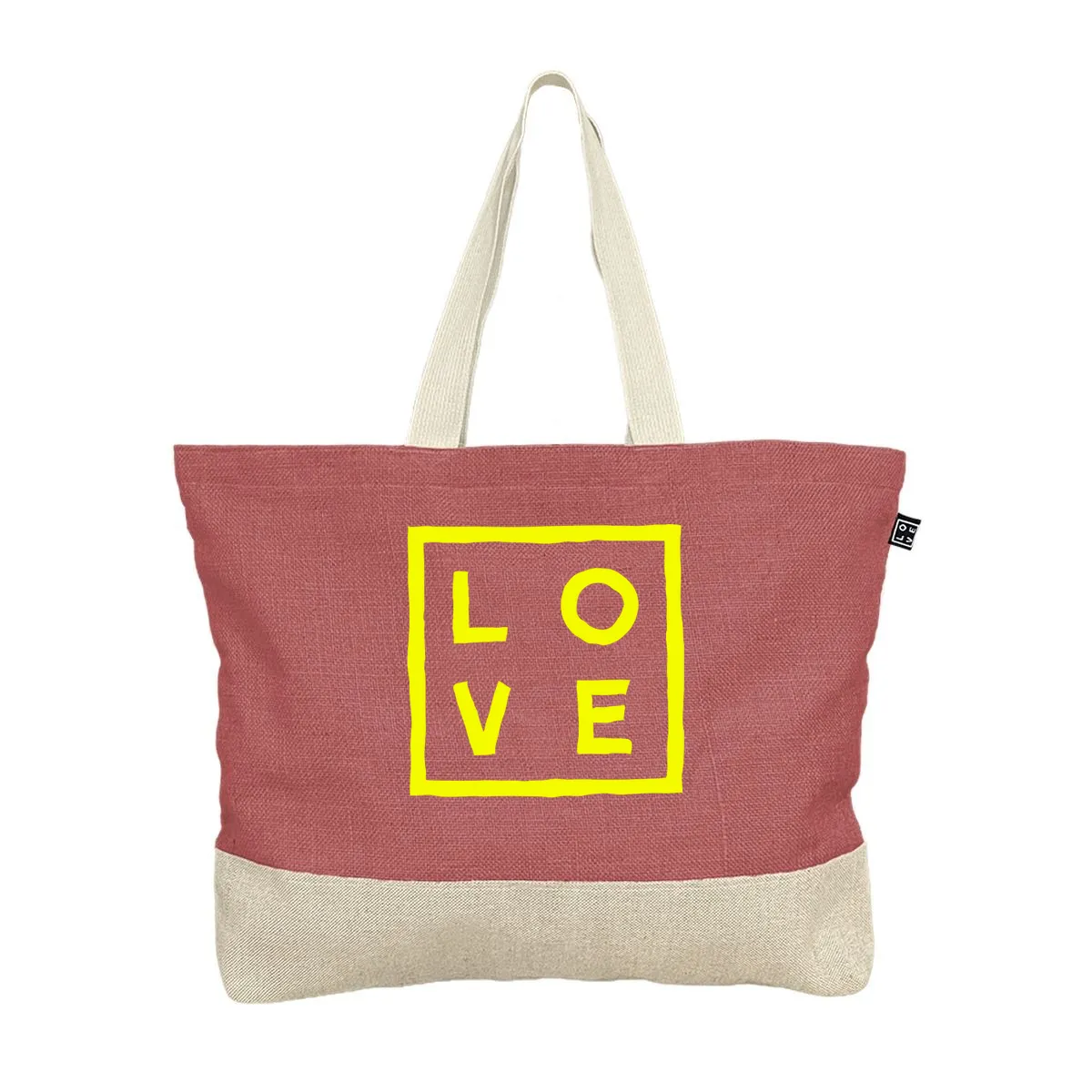 2 Tones – Beach bag – Pink Fluo Flex