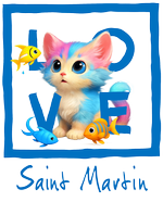 Blue Cat Saint Martin