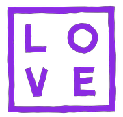 Flex blue violet LOVE