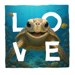 White Turtle LOVE - with background